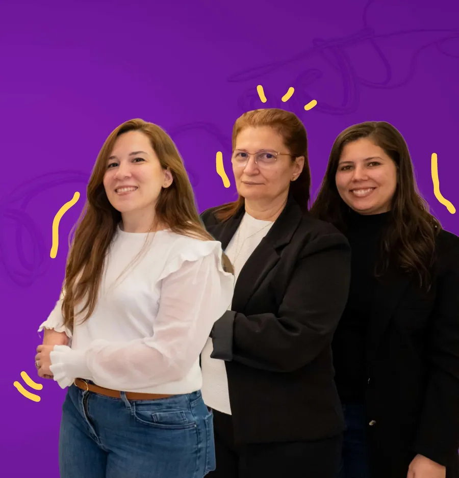 As três sócias fundadoras da Trix